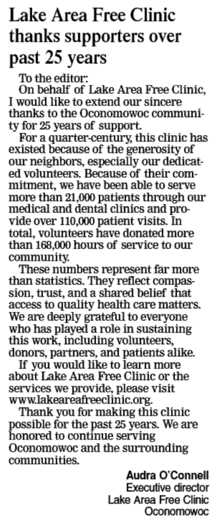 Letter to the Editor